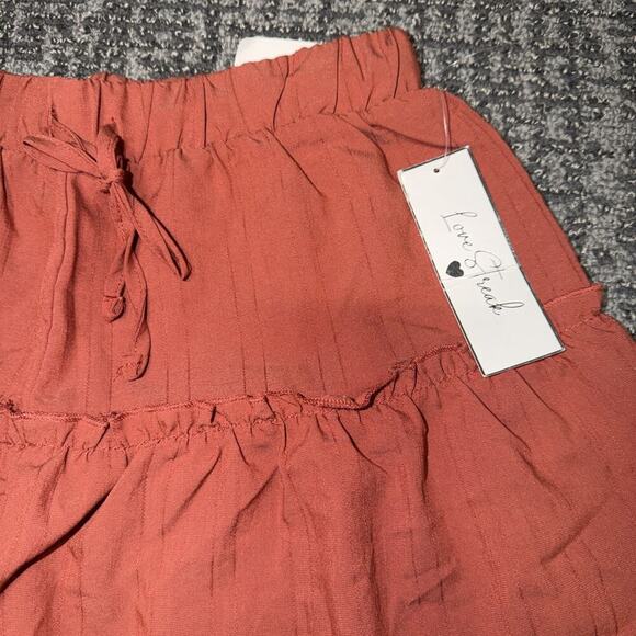 Women’s Ruffle Skort Burnt Orange NWT Size: M - Picture 2 of 5
